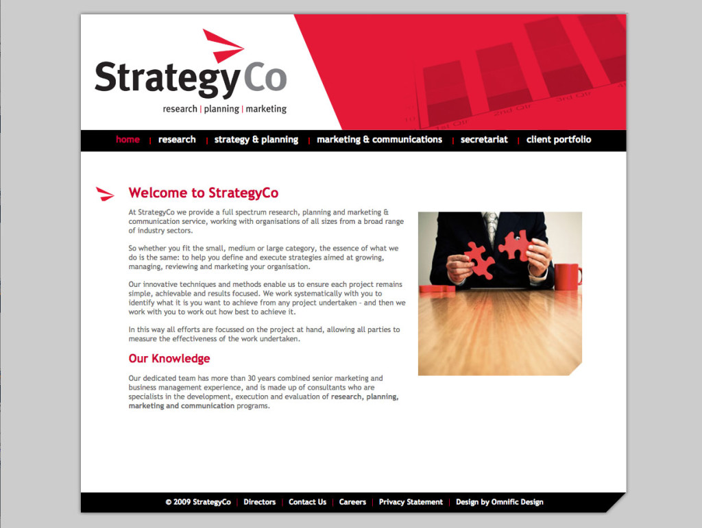 StrategyCo - Successful Website