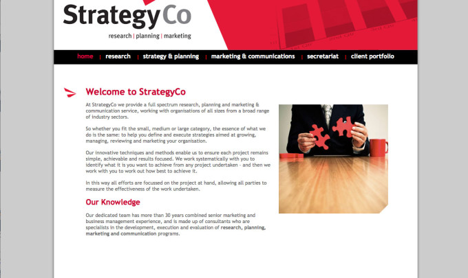 StrategyCo – Successful Website
